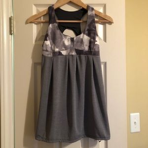 Grey Lululemon Tank Top, keyhole back